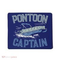 Pontoon Captain Shirt, Who's The Captain Of This Ship? Mousepad thumb 0