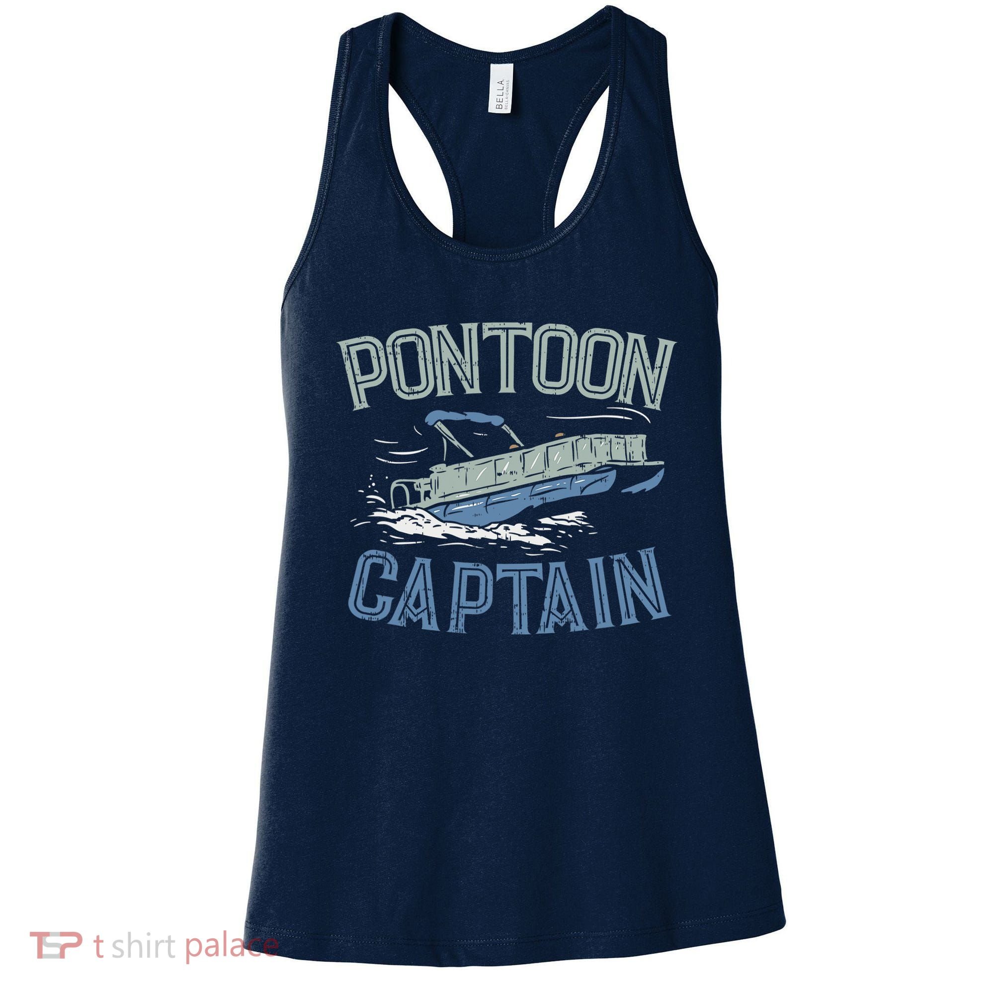Pontoon Captain Shirt, Who's The Captain Of This Ship? Women's Tank Top