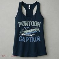 Pontoon Captain Shirt, Who's The Captain Of This Ship? Women's Tank Top thumb 3