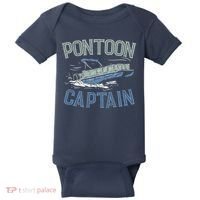 Pontoon Captain Shirt, Who's The Captain Of This Ship? Baby Bodysuit thumb 0