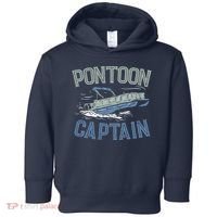 Pontoon Captain Shirt, Who's The Captain Of This Ship? Toddler Hoodie thumb 0