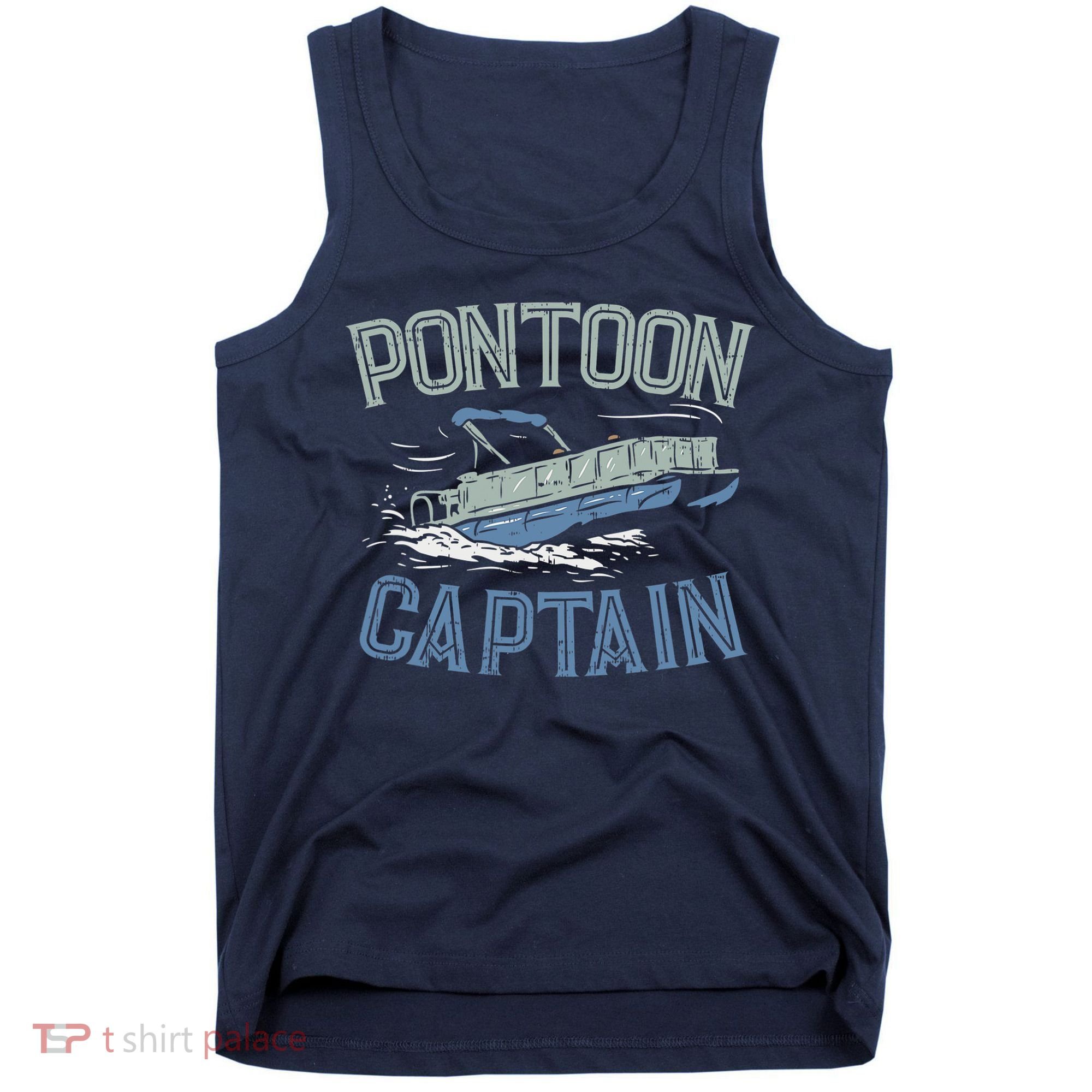 Pontoon Captain Shirt, Who's The Captain Of This Ship? Tank Top