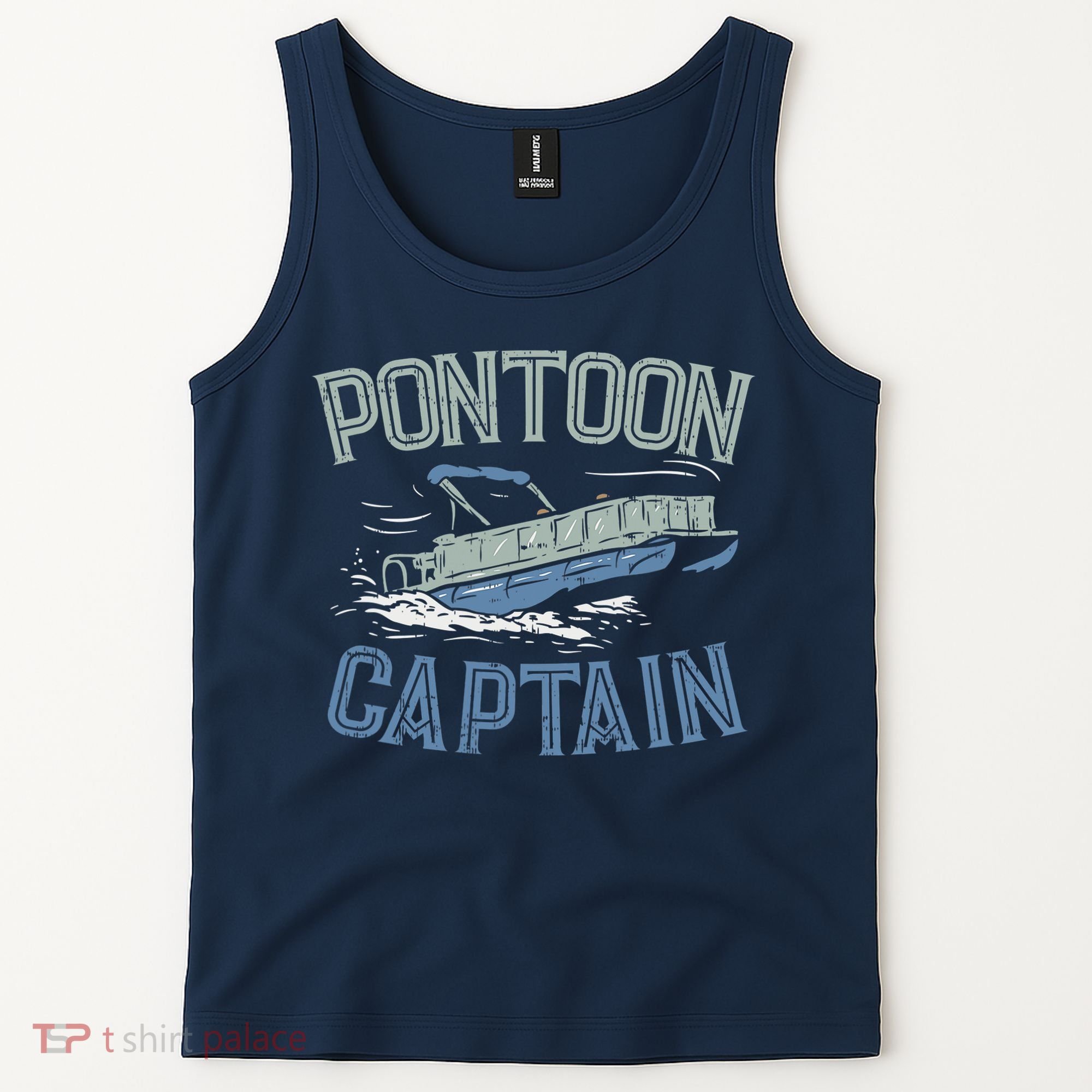 Pontoon Captain Shirt, Who's The Captain Of This Ship? Tank Top
