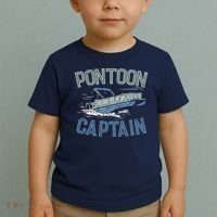 Pontoon Captain Shirt, Who's The Captain Of This Ship? Toddler T-Shirt thumb 2