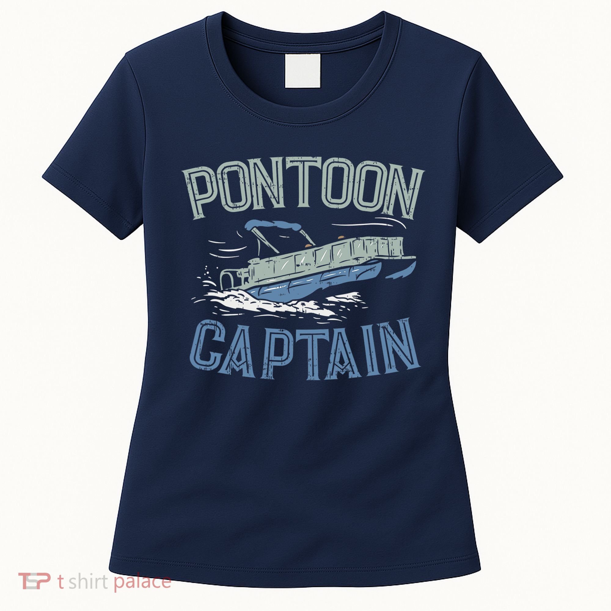 Pontoon Captain Shirt, Who's The Captain Of This Ship? Women's T-Shirt