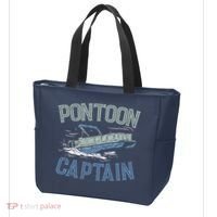 Pontoon Captain Shirt, Who's The Captain Of This Ship? Tote Bag thumb 3