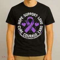 Pancreatic Cancer Support Family Pancreatic Cancer Awareness T-Shirt thumb 3