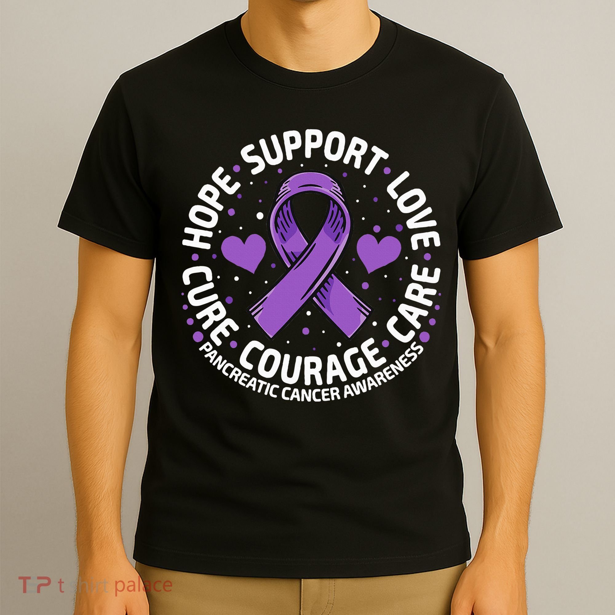 Pancreatic Cancer Support Family Pancreatic Cancer Awareness T-Shirt