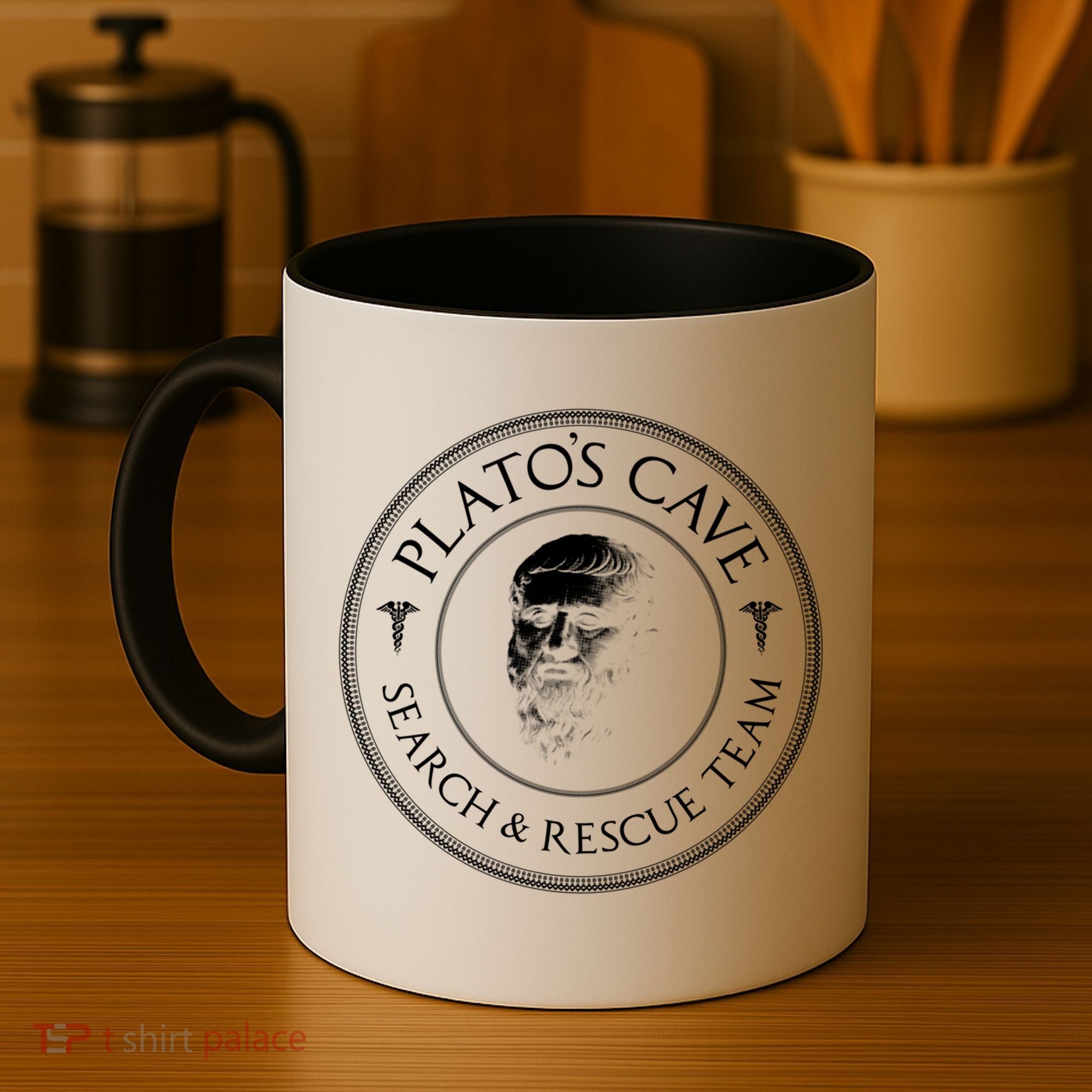 Plato's Cave Search And Rescue Team Funny Philosopher Great Gift Meaningful Gift Coffee Mug