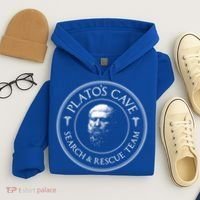 Plato's Cave Search And Rescue Team Funny Philosopher Great Gift Meaningful Gift Hoodie thumb 4