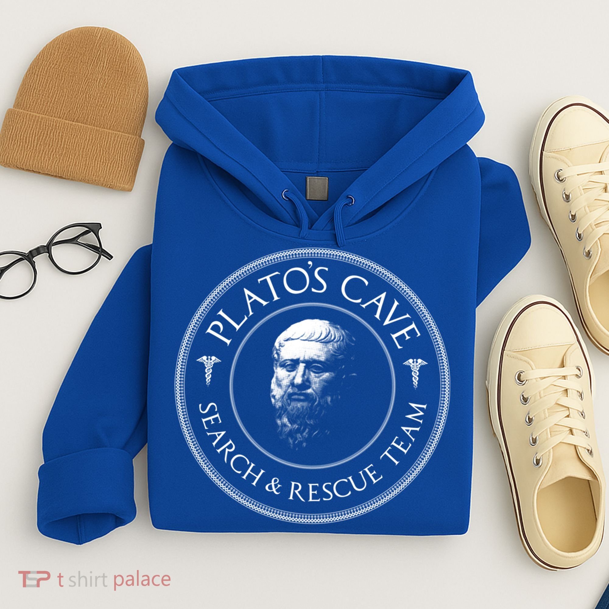 Plato's Cave Search And Rescue Team Funny Philosopher Great Gift Meaningful Gift Hoodie