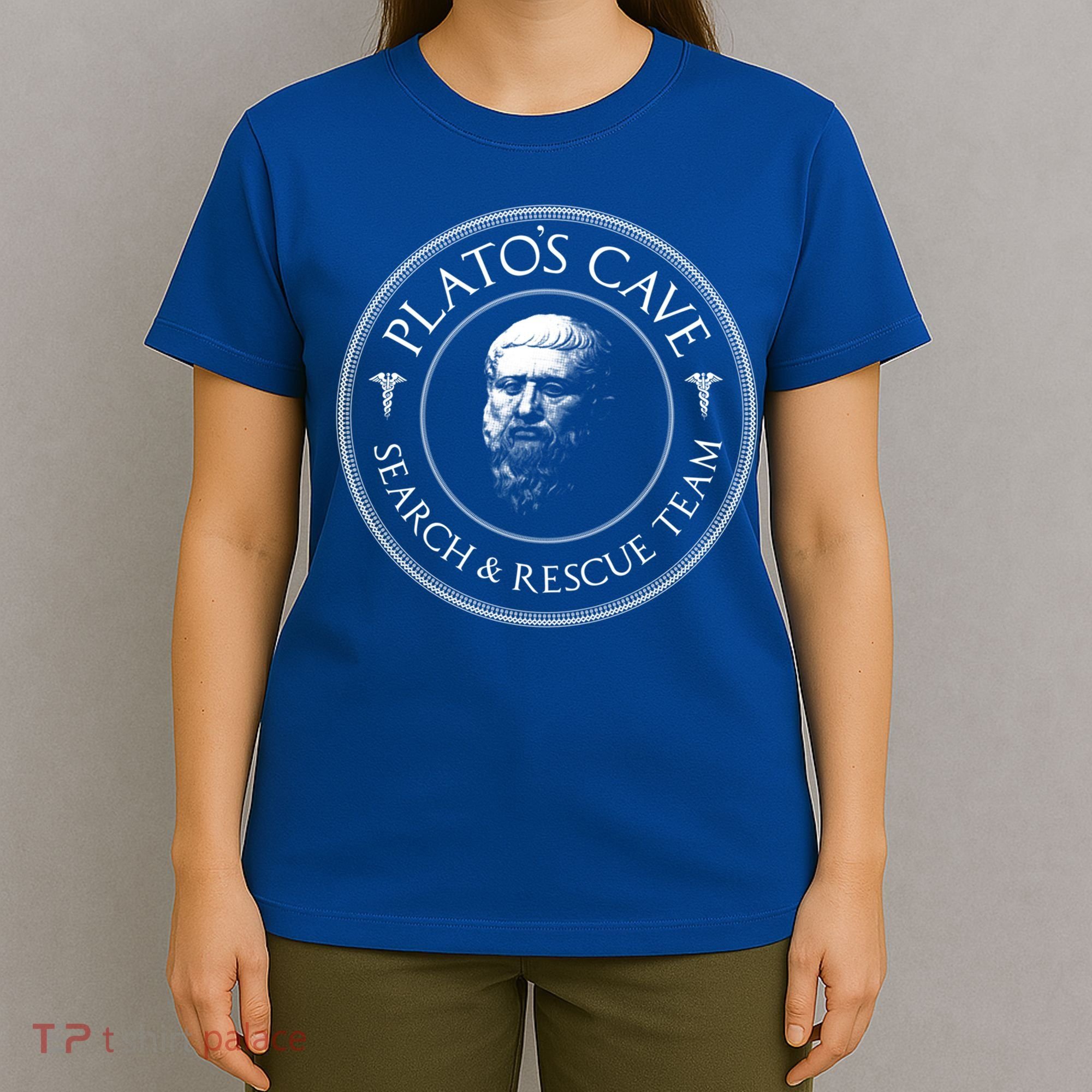Plato's Cave Search And Rescue Team Funny Philosopher Great Gift Meaningful Gift T-Shirt