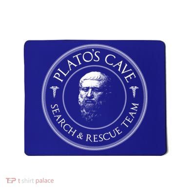 Plato's Cave Search And Rescue Team Funny Philosopher Great Gift Meaningful Gift Mousepad