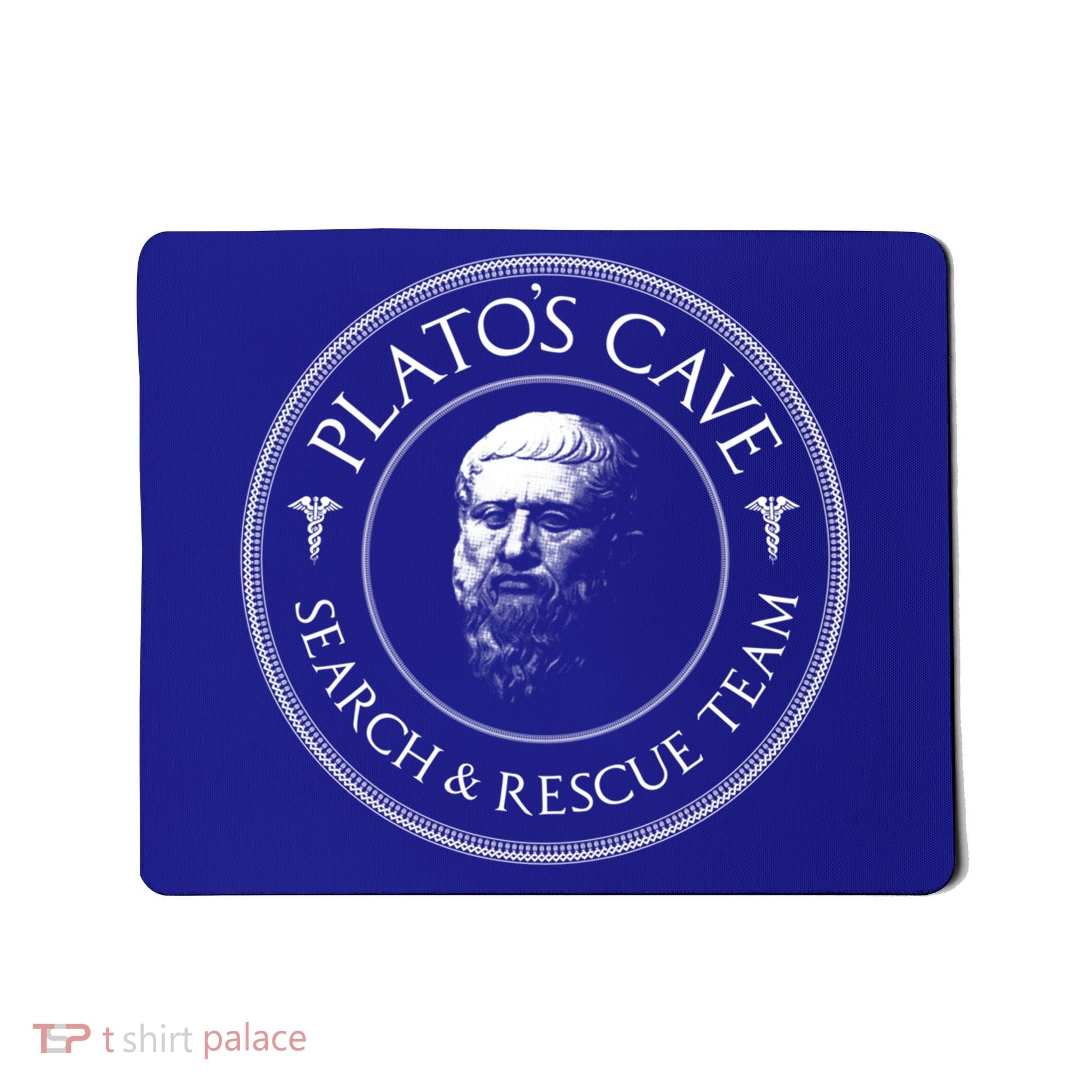 Plato's Cave Search And Rescue Team Funny Philosopher Great Gift Meaningful Gift Mousepad