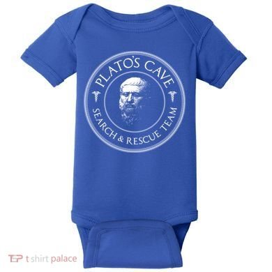Plato's Cave Search And Rescue Team Funny Philosopher Great Gift Meaningful Gift Baby Bodysuit