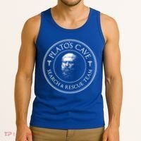 Plato's Cave Search And Rescue Team Funny Philosopher Great Gift Meaningful Gift Tank Top thumb 3