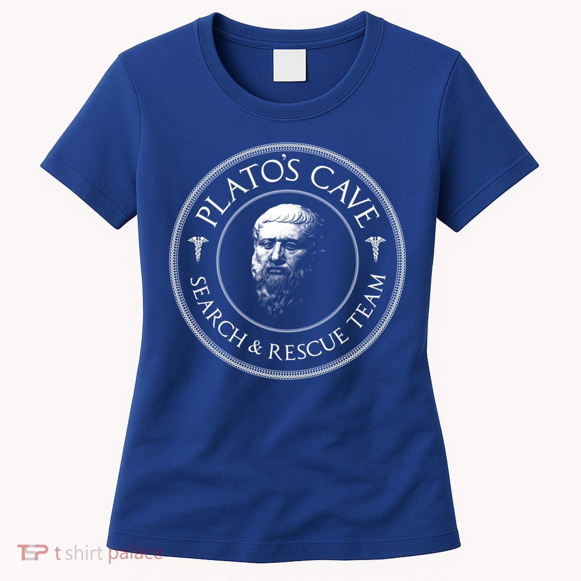 Plato's Cave Search And Rescue Team Funny Philosopher Great Gift Meaningful Gift Women's T-Shirt