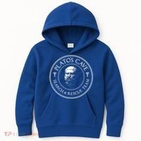 Plato's Cave Search And Rescue Team Funny Philosopher Great Gift Meaningful Gift Kids Hoodie thumb 0