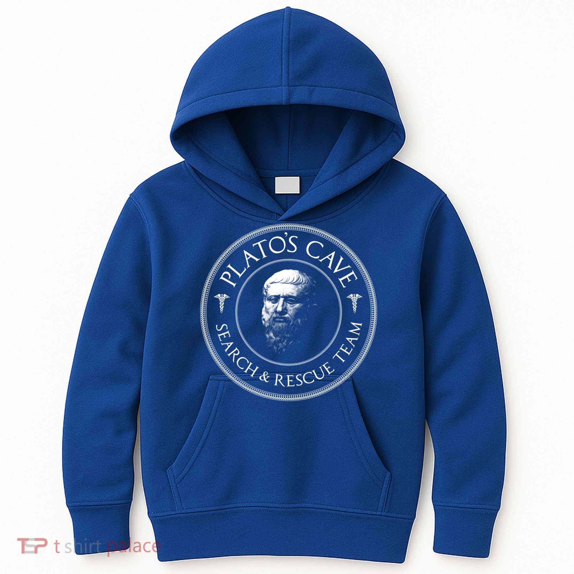 Plato's Cave Search And Rescue Team Funny Philosopher Great Gift Meaningful Gift Kids Hoodie