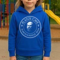 Plato's Cave Search And Rescue Team Funny Philosopher Great Gift Meaningful Gift Kids Hoodie thumb 3