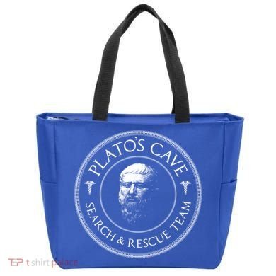 Plato's Cave Search And Rescue Team Funny Philosopher Great Gift Meaningful Gift Tote Bag