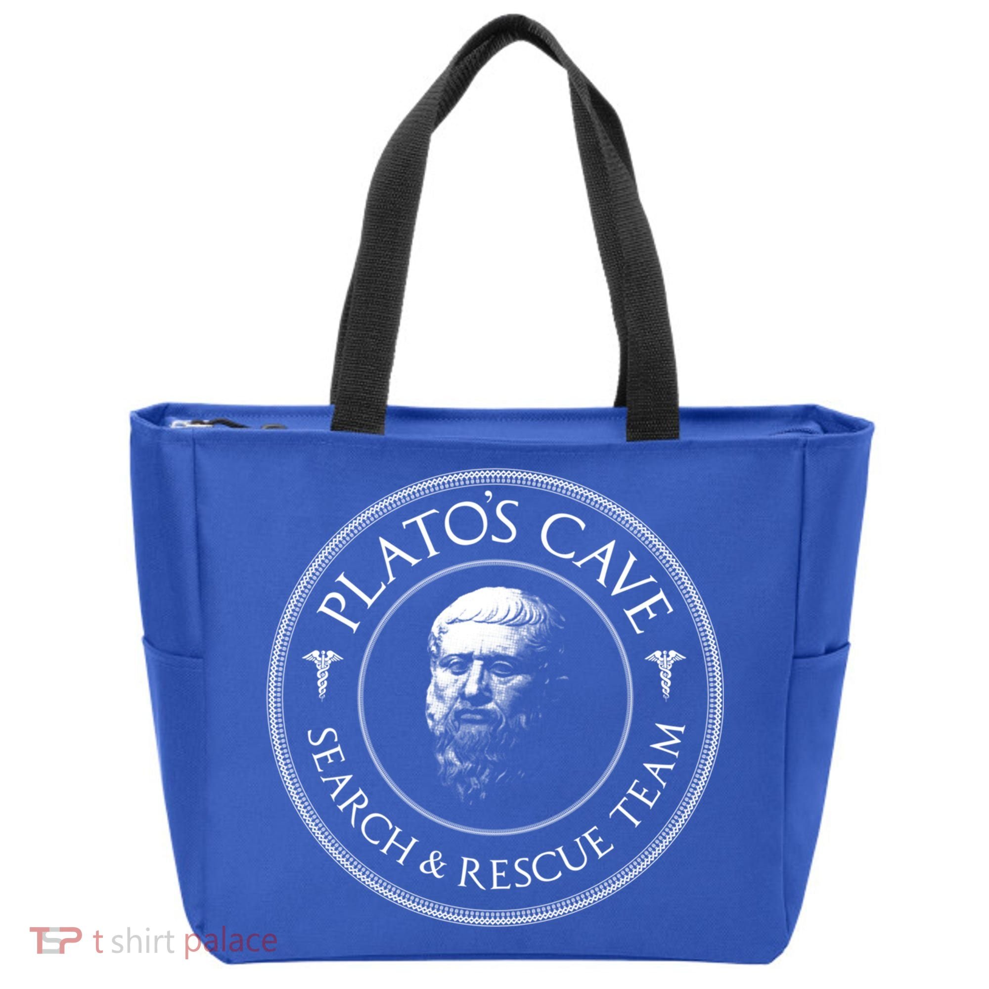 Plato's Cave Search And Rescue Team Funny Philosopher Great Gift Meaningful Gift Tote Bag