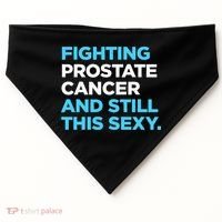 Prostate Cancer Survivor Sexy Warrior DA1 USA-Made Doggie Bandana thumb 0