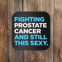 Prostate Cancer Survivor Sexy Warrior DA1 Coaster thumb 0