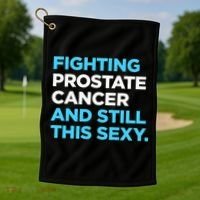 Prostate Cancer Survivor Sexy Warrior DA1 Golf Towel thumb 1