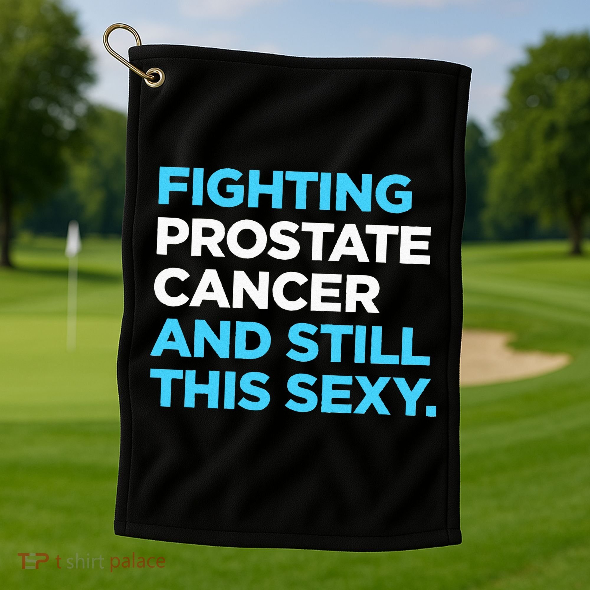 Prostate Cancer Survivor Sexy Warrior DA1 Golf Towel