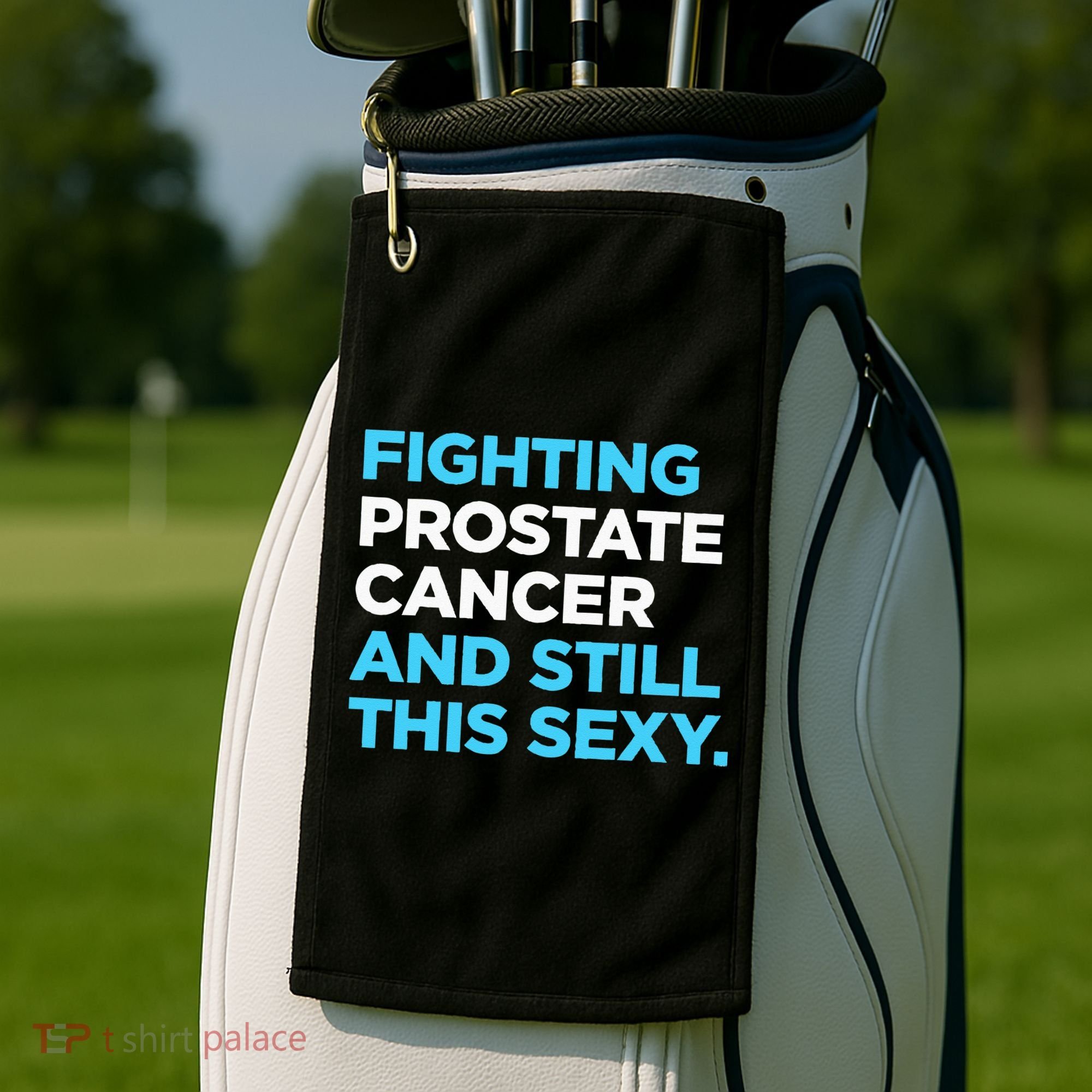 Prostate Cancer Survivor Sexy Warrior DA1 Golf Towel