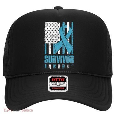 Prostate Cancer Survivor Bold Blue Ribbon Hat