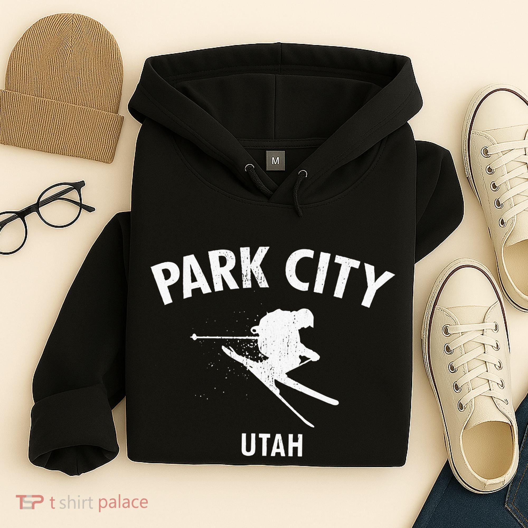 Park City Skiing Hoodie