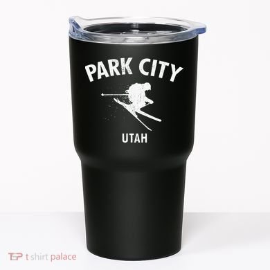 Park City Skiing Tumbler