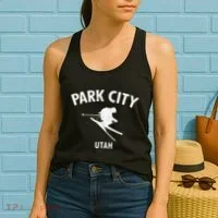 Park City Skiing Women's Tank Top thumb 2