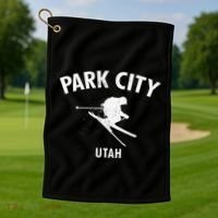 Park City Skiing Golf Towel thumb 1