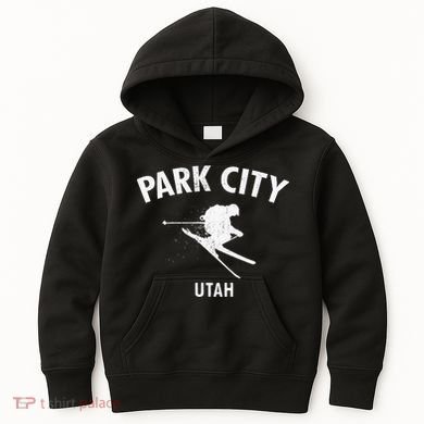 Park City Skiing Kids Hoodie