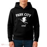 Park City Skiing Kids Hoodie thumb 4
