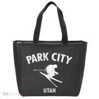 Park City Skiing Tote Bag thumb 0