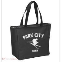 Park City Skiing Tote Bag thumb 2
