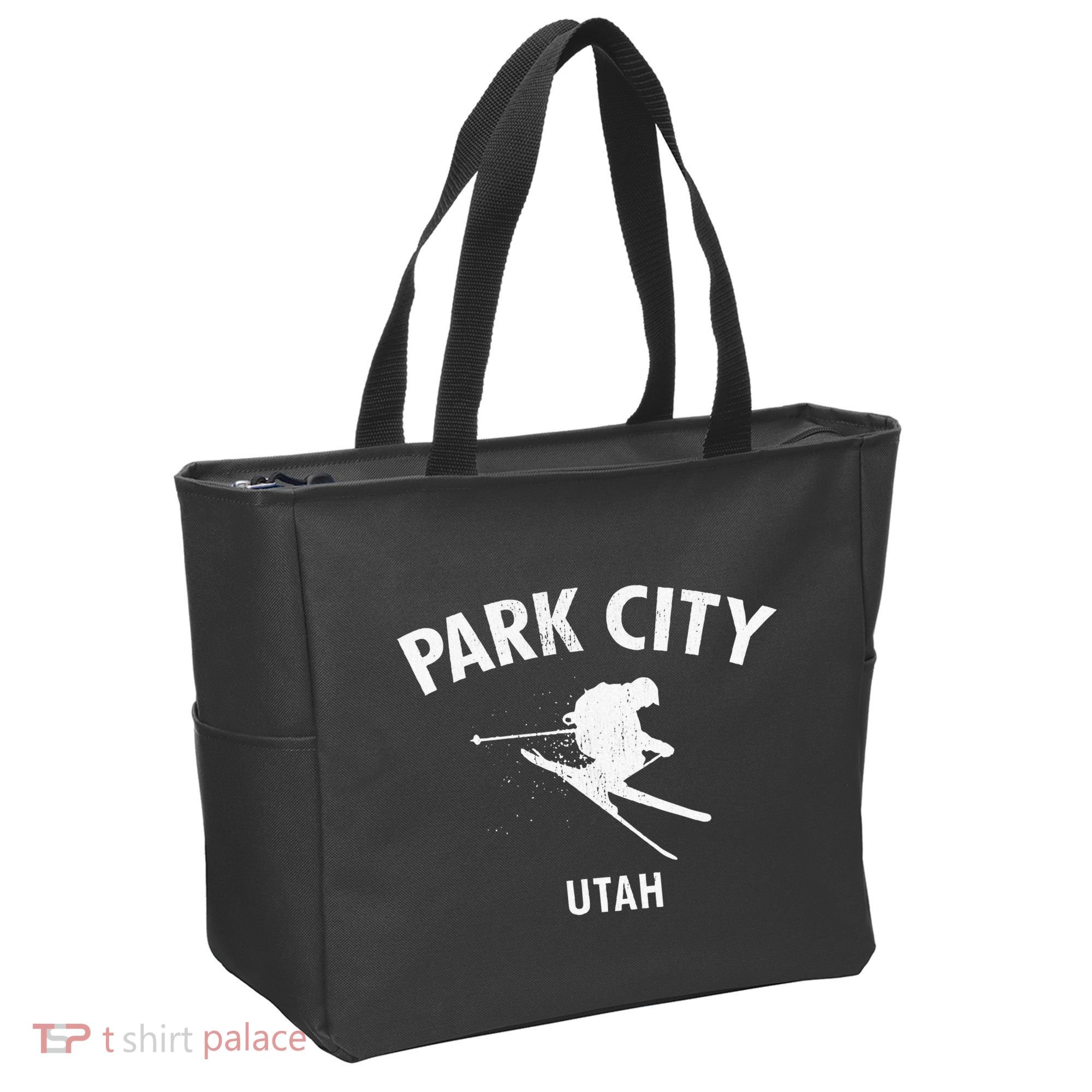 Park City Skiing Tote Bag