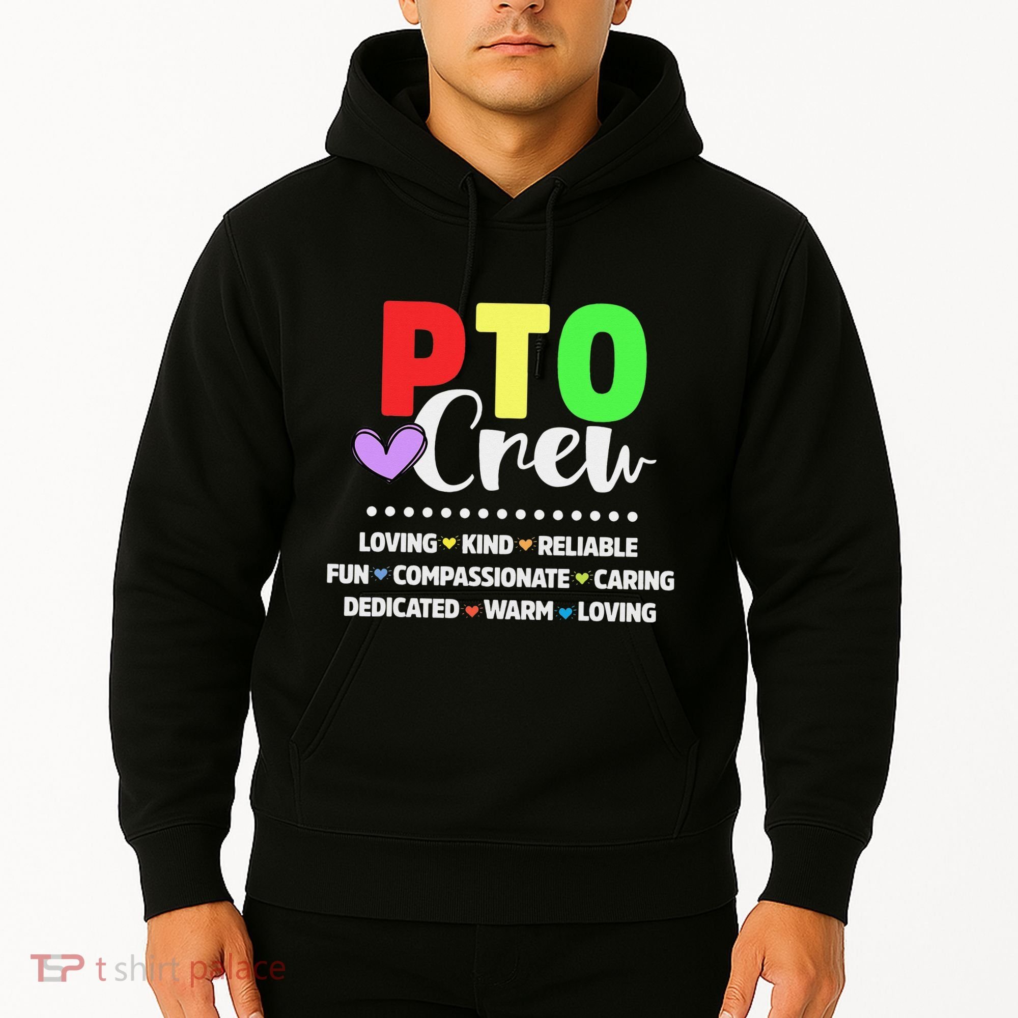 PTO Crew School Volunteer Parent Teacher Hoodie