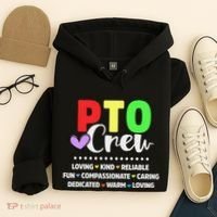 PTO Crew School Volunteer Parent Teacher Hoodie thumb 4