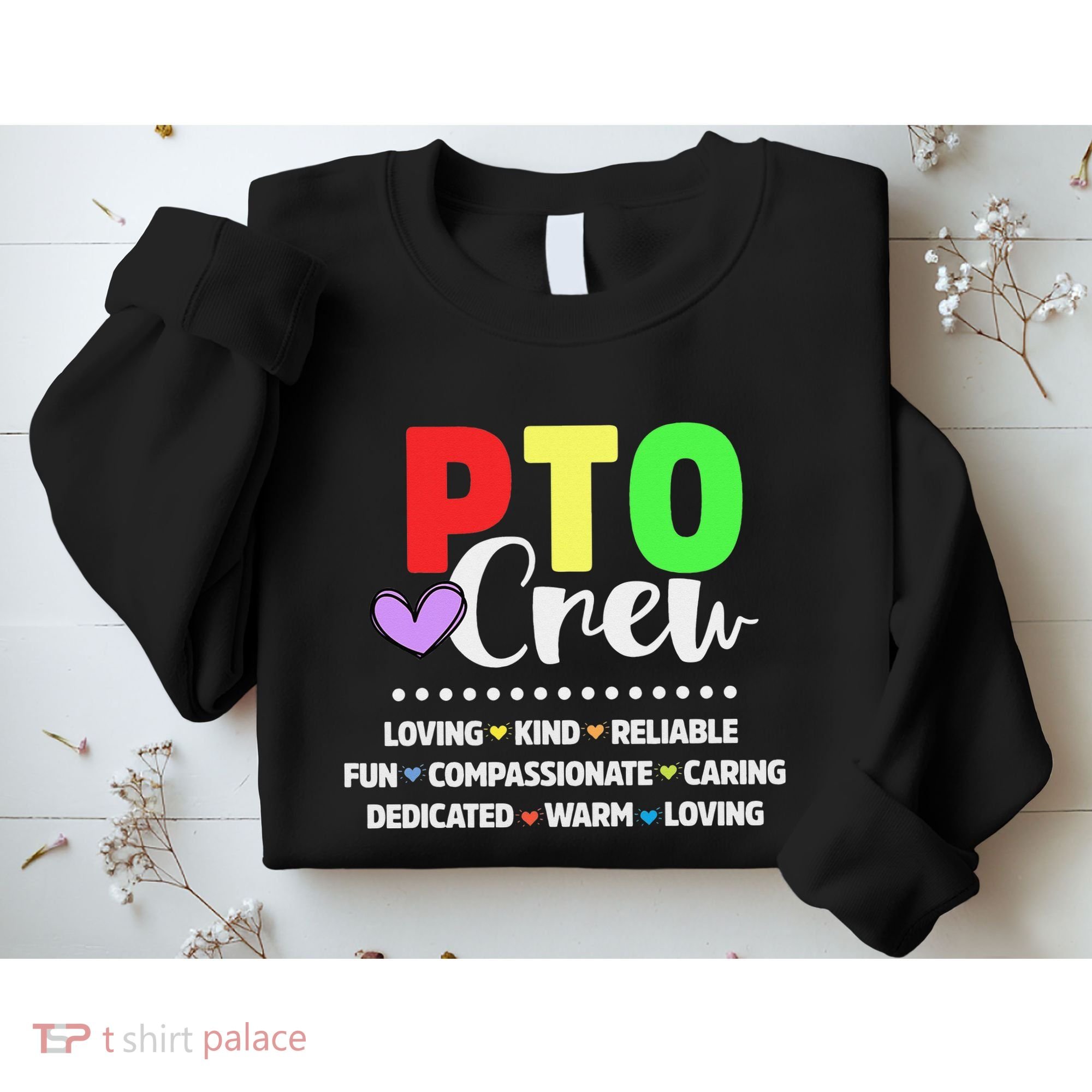 PTO Crew School Volunteer Parent Teacher Sweatshirt