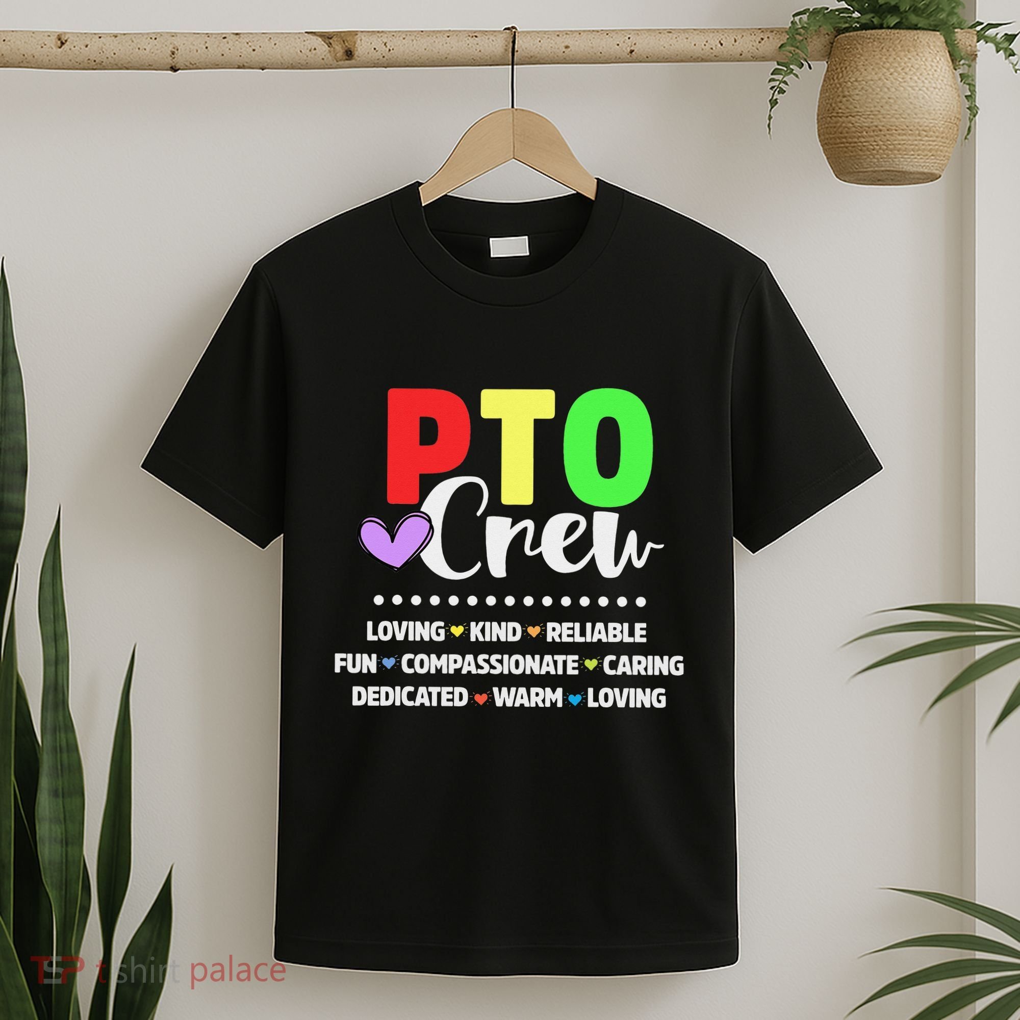 PTO Crew School Volunteer Parent Teacher T-Shirt