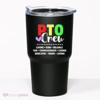 PTO Crew School Volunteer Parent Teacher Tumbler thumb 0