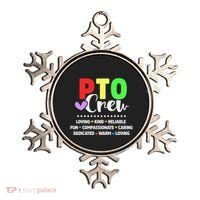 PTO Crew School Volunteer Parent Teacher Ornament thumb 0