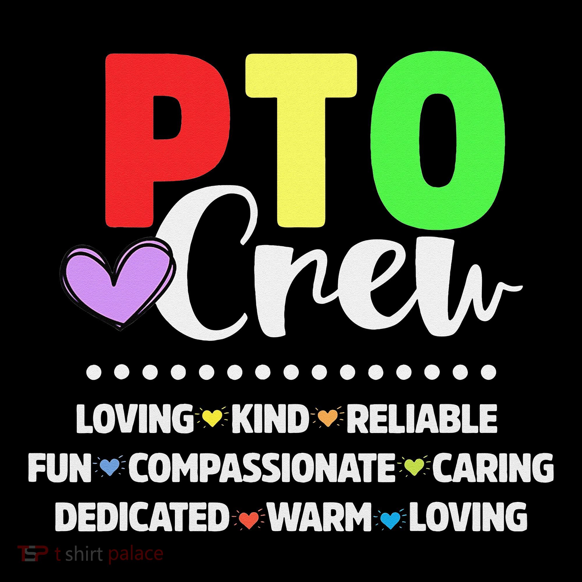 PTO Crew School Volunteer Parent Teacher Tank Top