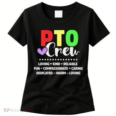 PTO Crew School Volunteer Parent Teacher Women's T-Shirt