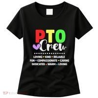 PTO Crew School Volunteer Parent Teacher Women's T-Shirt thumb 0